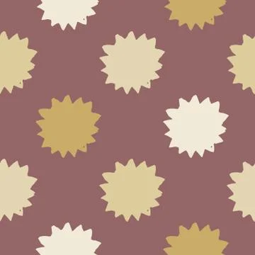Scandinavian simple seamless pattern. Design for fabric, textile print, wrapp Illustrazione stock