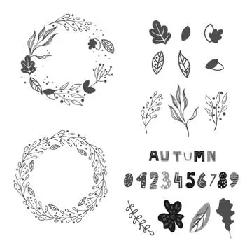 Scandinavian style Stock Illustration