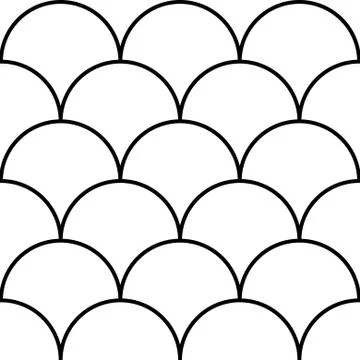 Scandinavian style vector pattern, seamless modern design Stock Illustration