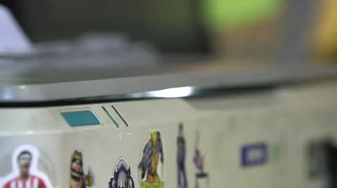 Scaner line going back and forth Video stock 52994683