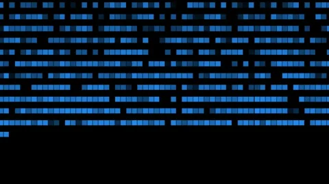 Scaning square in blue Stock-Footage 5958817