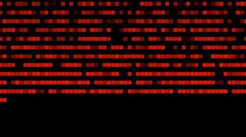 Scaning square in red Stock-Footage 6013158