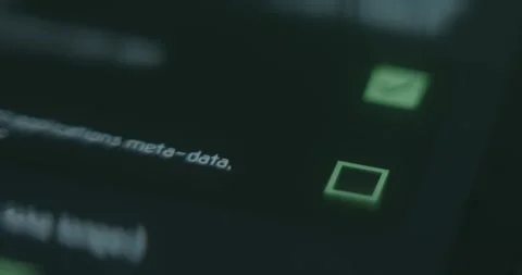 Scanner app to detect malware in smartphone files Stock Footage 313423637