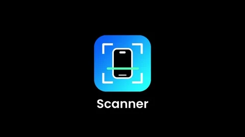 Scanner App Icon Stock Footage 334471053