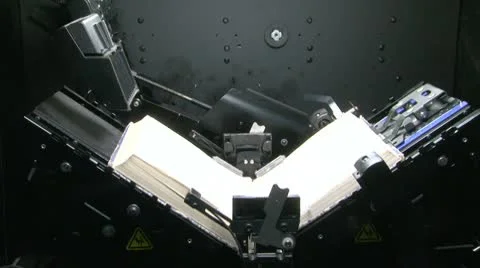 Scanner for books Stock Footage 10745507