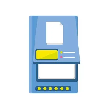Scanner computer device Stock Illustration