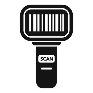 Scanner device icon simple vector. Connection sign scan 스톡 일러스트