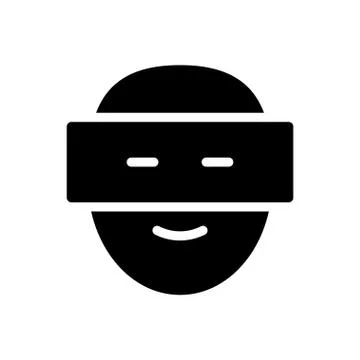 Scanner glyph flat icon Stock Illustration