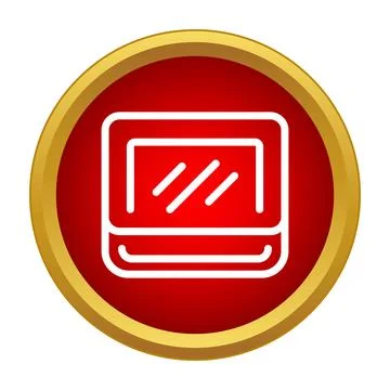 Scanner hardware icon representing office technology Stock Illustration