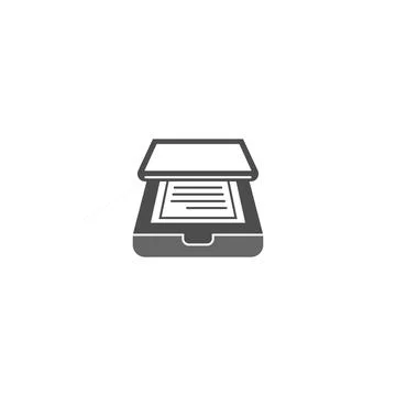 Scanner icon design illustration Stock Illustration