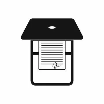 Scanner icon in simple style Stockillustratie