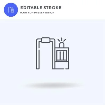Scanner icon vector, filled flat sign, solid pictogram isolated on white, logo Stock Illustration
