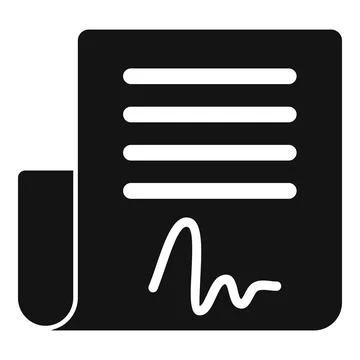 Scanner paper check icon simple vector. Detect privacy Stock Illustration
