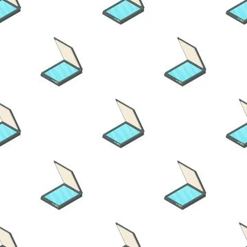 Scanner pattern seamless vector Stock Illustration