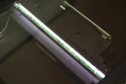 Scanner for scanning documents close-up Foto stock