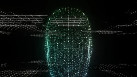 The scanner seamlessly integrates advanced technology with artistic design, s Stock Illustration