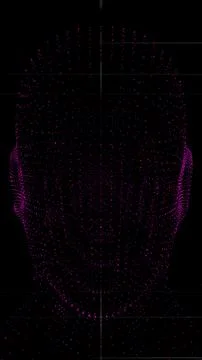 The scanner seamlessly integrates advanced technology with artistic design, s Illustrazione stock