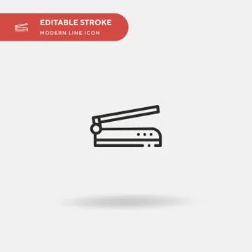Scanner Simple vector icon. Illustration symbol design template for web mobil Illustrazione stock