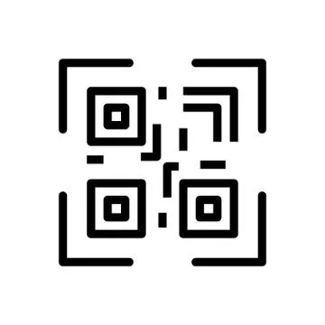 Scanner thin line icon Stock Illustration