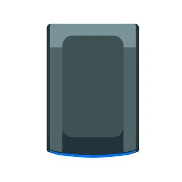 Scanner top view vector icon digital flat device business. Office equipment d イラスト素材
