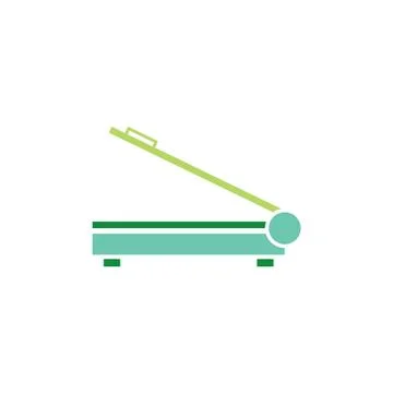 Scanner vector icon logo design Stock Illustration