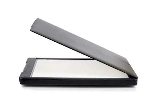 Scanner on white background Stock Photos