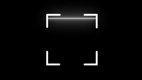 A scanning animation with bright neon line. Video stock 331897791