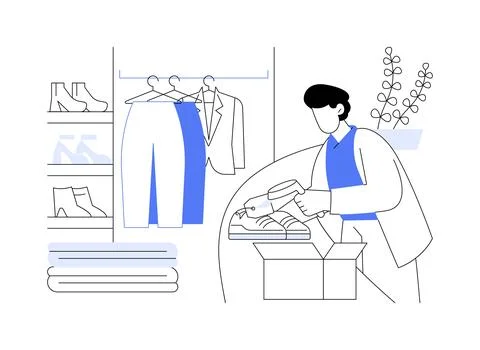 Scanning bar code isolated cartoon vector illustrations. Illustrazione stock