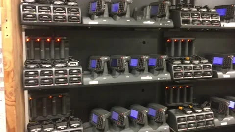 Scanning Barcode Devices Charging 스톡 동영상 171438699