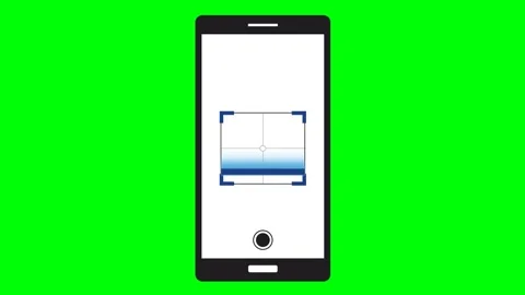 Scanning Barcode with Smartphone cashless Payment Concept Green screen Anim.. Stock Footage 257845870