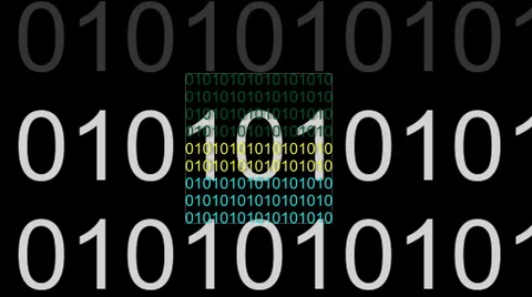 Scanning blocks of code conceptual Stock Footage 4475554