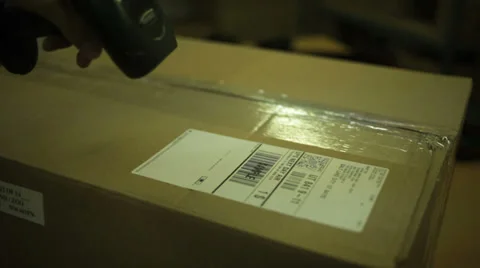 Scanning Box 動画素材 33073912