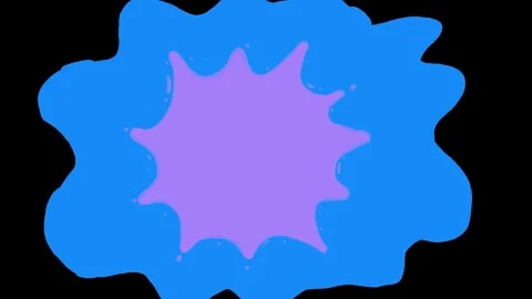 Scanning a dark cave with a red laser. Simple red and blue flashes in the shape Vídeo Stock 339021979
