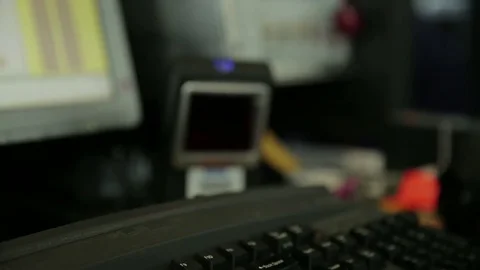 Scanning document Stock Footage 77053401