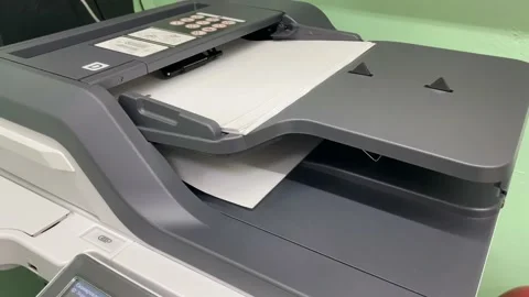 Scanning documents Stock Footage 127914409