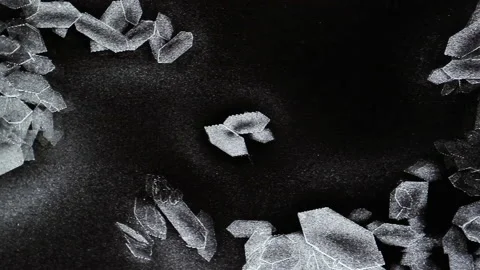 Scanning Electron Microscope (SEM) showing a Structure at a Magnification. 4K. Video stock 146776946