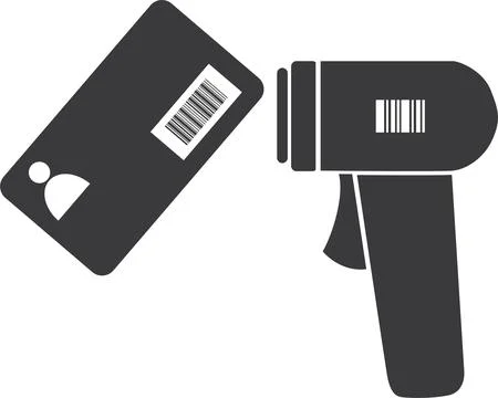 Scanning icon .card scanning vector icon Stockillustratie