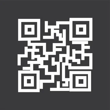 Scanning icon ,qr code for smart phone Stockillustratie