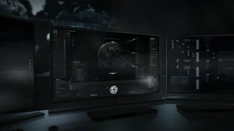 Scanning Intelligence Data In Modern Software To Find Hack Attack Source Stock Footage 196285943