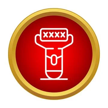 Scanning a product barcode with a portable scanner Stockillustratie