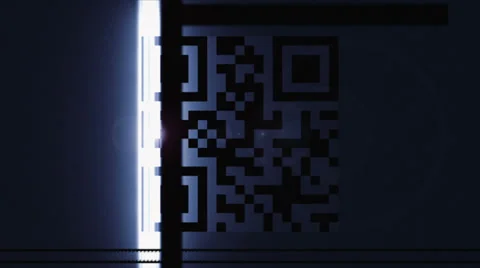 Scanning a QR Code Stockbeeldmateriaal 29244167