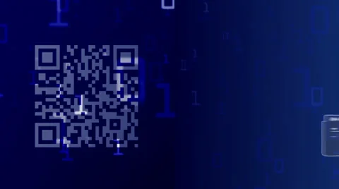 Scanning QR code Video stock 37527635