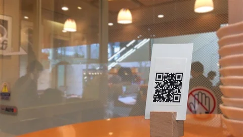 Scanning QR CODE. Stock Footage 105341854