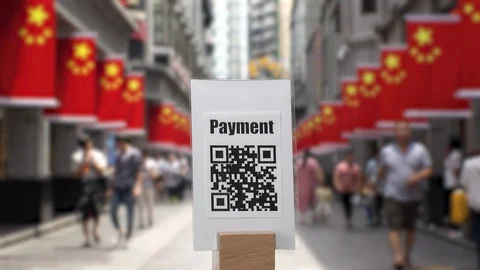 Scanning QR CODE look alike pattern. Stock Footage 104964038