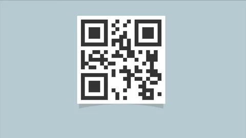 Scanning QR code with smart phone concept. Stock Footage 125601281