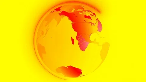 Scanning the surface of the Earth. Weather forecast, space reconnaissance using  Stock Footage 84843645