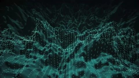 Scanning the surface of an exoplanet Stock Footage 159560416