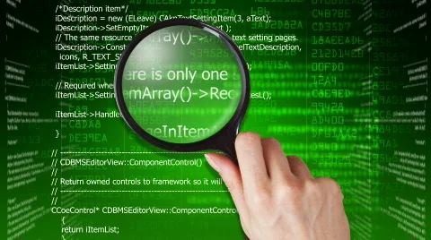 Scanning for viruses and trojans Stock Footage 308237
