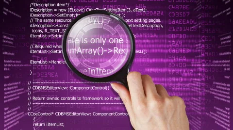 Scanning for viruses and trojans Stock Footage 308256