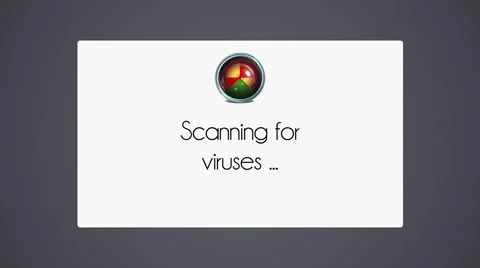 Scanning for viruses Stock Footage 40775692